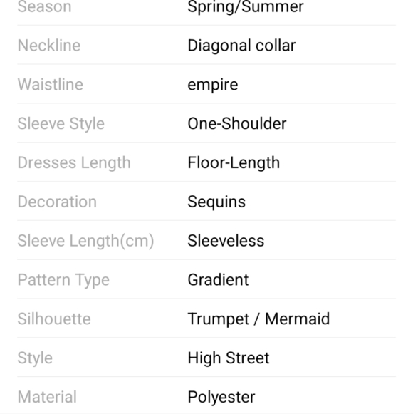 Hot Pink Ombre, Gradient, Diagonal Collar,  Contrast Sequined Mermaid Go… - Picture 11 of 16